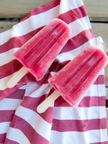 raspberry popsicles